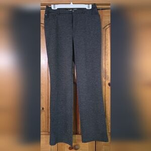 Women's Croft & Barrow Heather Gray Dress Pants W 4 Pockets-Sz 6x30-31
